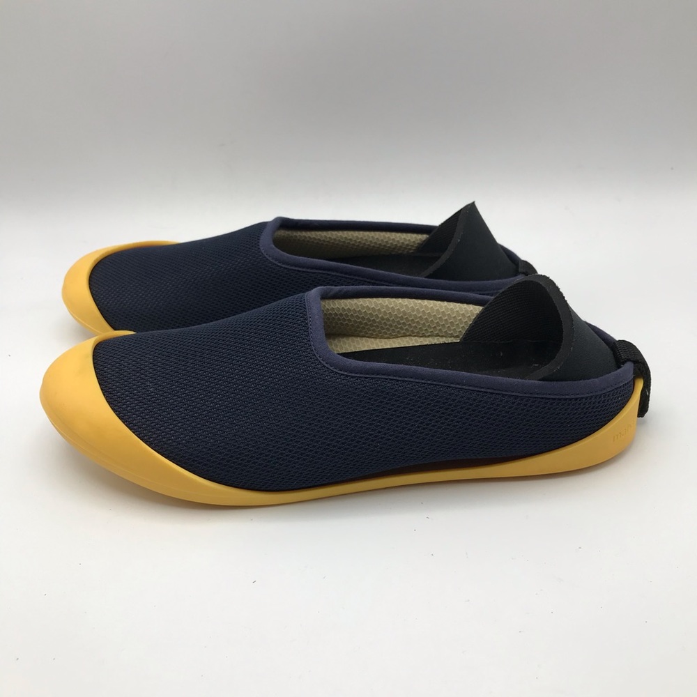 Mens MAHABIS Navy & Yellow SUMMER Slippersa SHOES